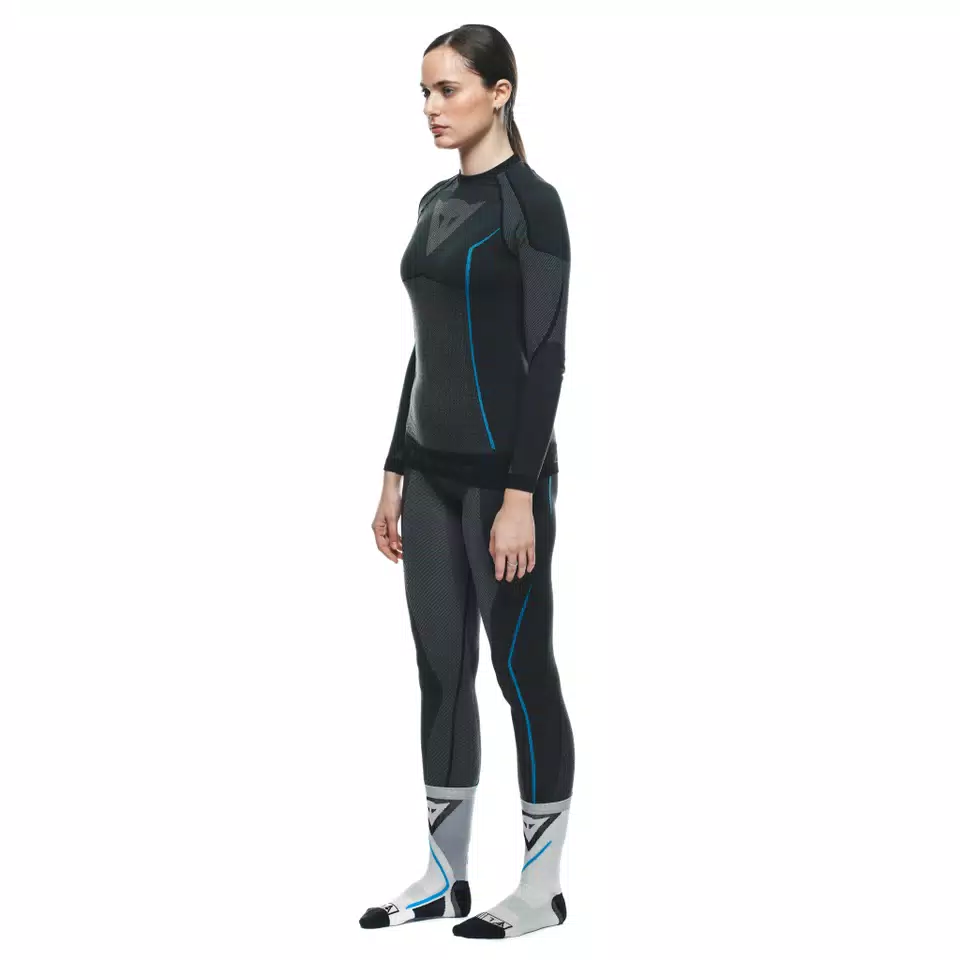 CAMISETA TÉCNICA MOTO MUJER - BLACK/BLUE - 4