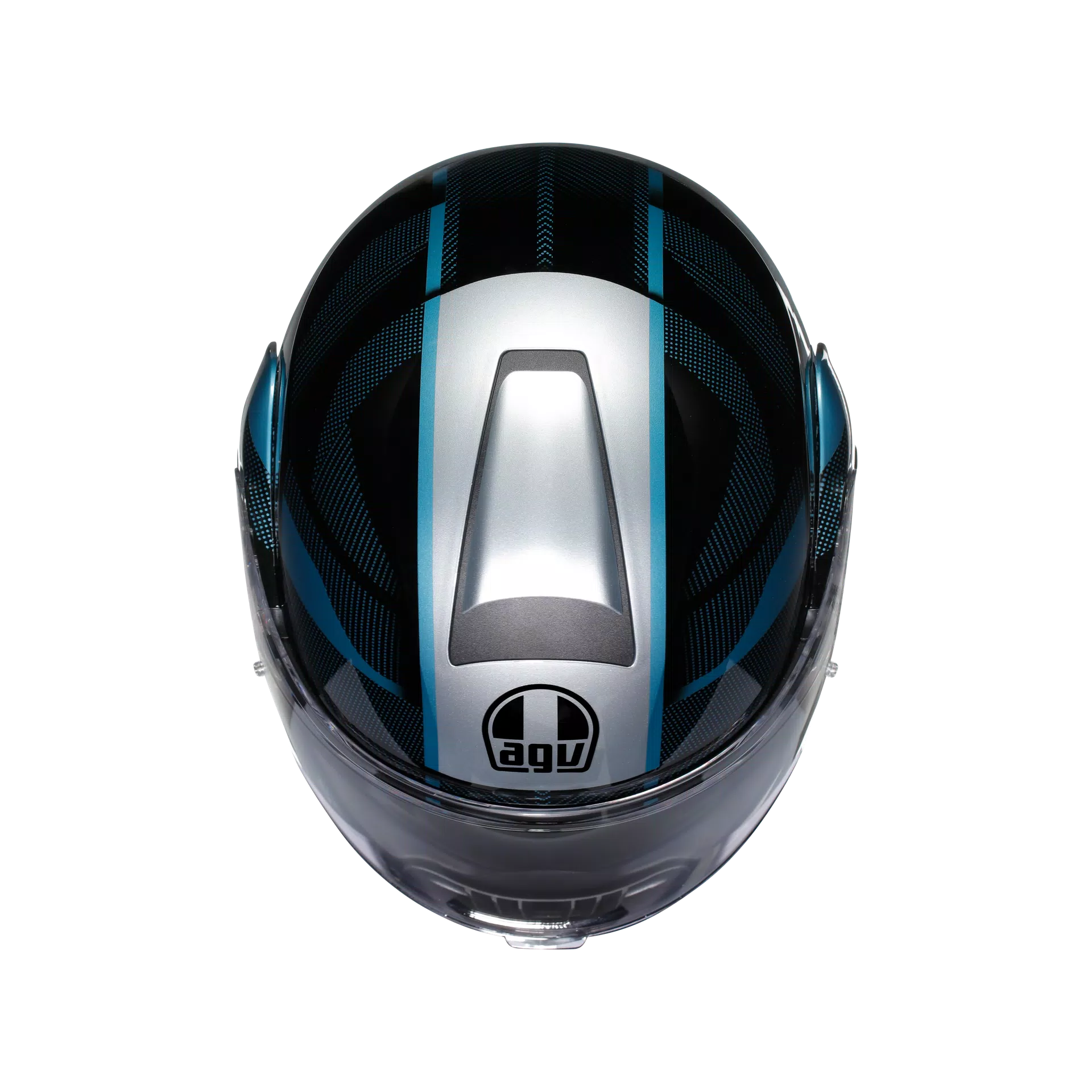 STREETMODULAR LEDRO MATT BLACK/POWDER BLUE - CASQUE MOTO MODULAIRE E2206