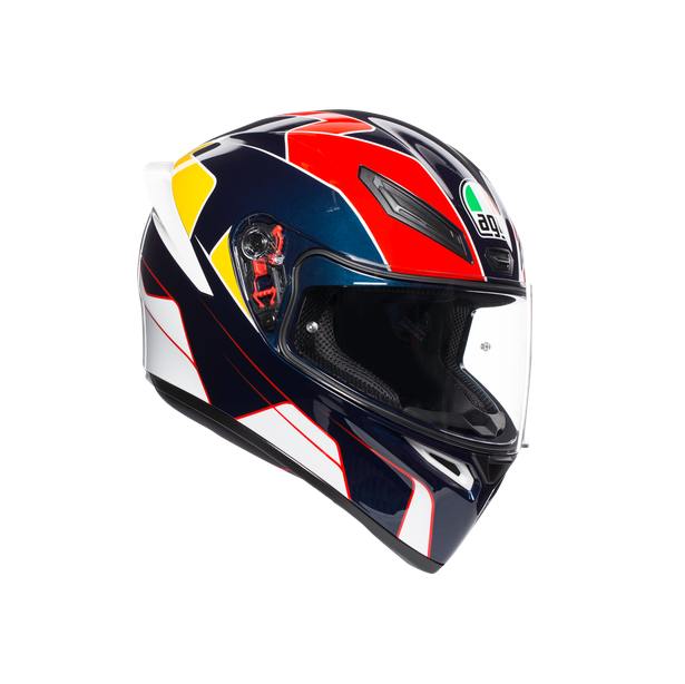 K1 MULTI ECE2205 - PITLANE BLUE/RED/YELLOW - Full-face