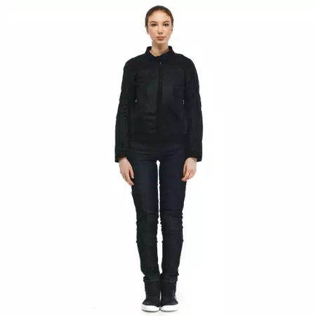 SEVILLA AIR TEX - WOMEN'S SUMMER MOTORCYCLE JACKET IN FABRIC - BLACK/BLACK - 3