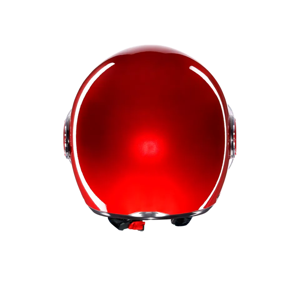 ETERES MONO CORSA RED - MOTORBIKE OPEN FACE HELMET E2206 -  - 5