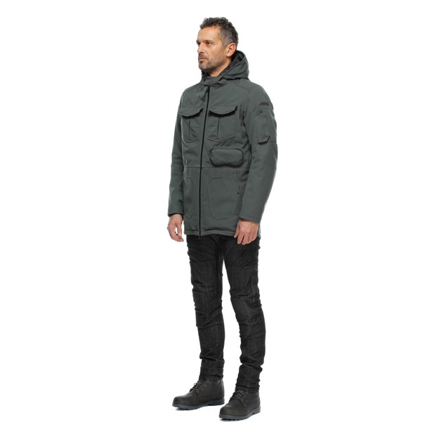 duomo-abs-luteshell-pro-parka-moto-impermeabile-uomo-green image number 3