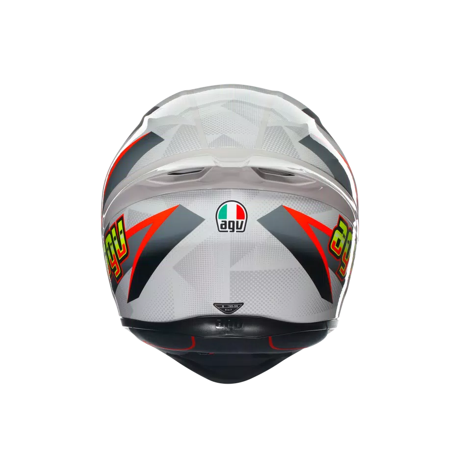 K1 S BLIPPER GREY/RED - CASCO MOTO INTEGRALE E2206 -  - 5