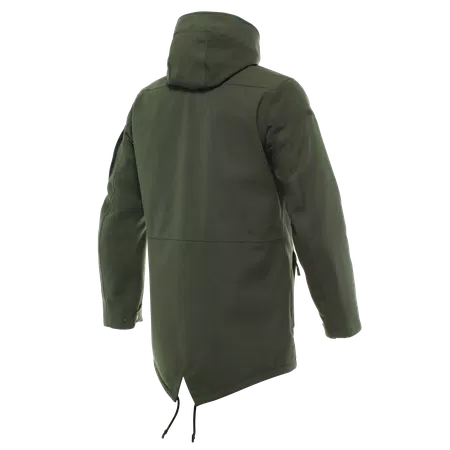 DUOMO ABSØLUTESHELL™ PRO - MEN'S WATERPROOF MOTORCYCLE PARKA - GREEN - 2