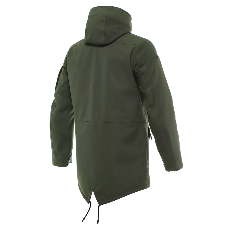 DUOMO ABSØLUTESHELL™ PRO - MEN'S WATERPROOF MOTORCYCLE PARKA - GREEN - 2