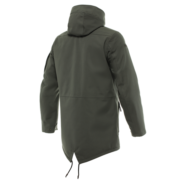 duomo-abs-luteshell-pro-parka-moto-impermeabile-uomo-green image number 1