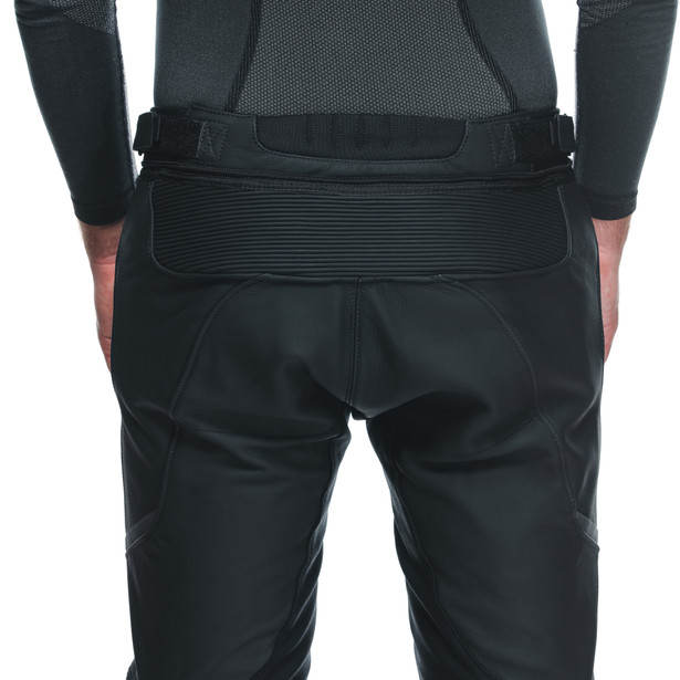super-speed-pantaloni-moto-in-pelle-uomo-black-white image number 9