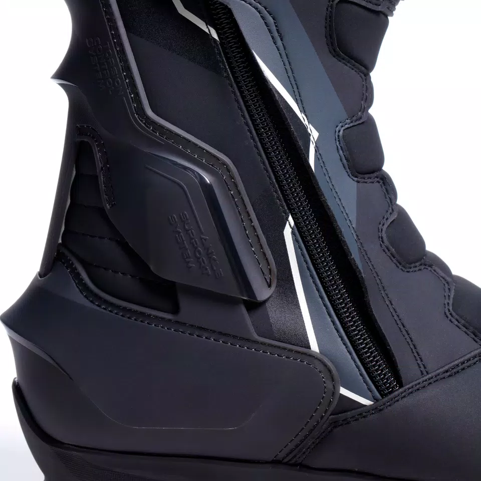 S-TR1 WOMEN'S MOTORCYCLE BOOTS - BLACK/PEARL WHITE -  - 6