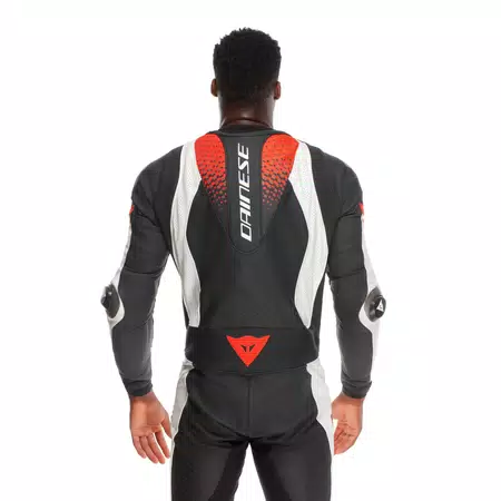 LAGUNA SECA 6 - EINTEILIGER PERFORIERTER LEDERANZUG HERREN - BLACK/WHITE/RED-FLUO - 7