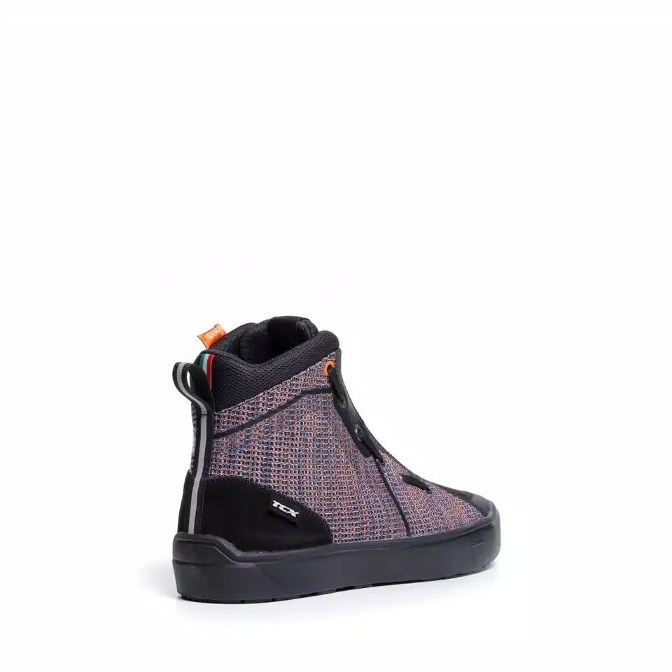 IKASU AIR SOMMER MOTORRADSNEAKER HERREN - SCHWARZ/ARANCIO/BLAU -  - 3
