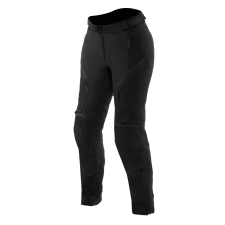 MANGEN ABSØLUTESHELL™ PRO - DAMES TOURBROEK VOOR MOTORFIETSEN - BLACK/BLACK - 1