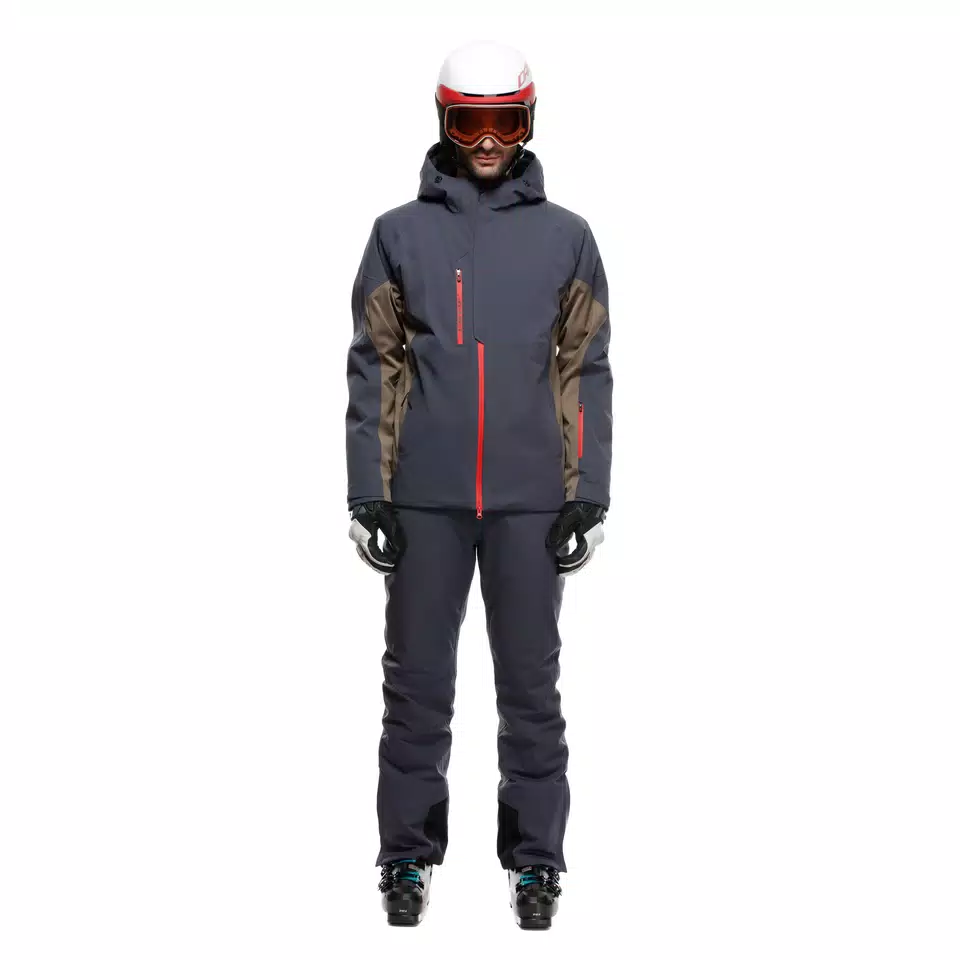 ETRA AEROSENSE-DRY - HERREN-SKIJACKE - BLUE NIGHT/BUNGEE BROWN - 3