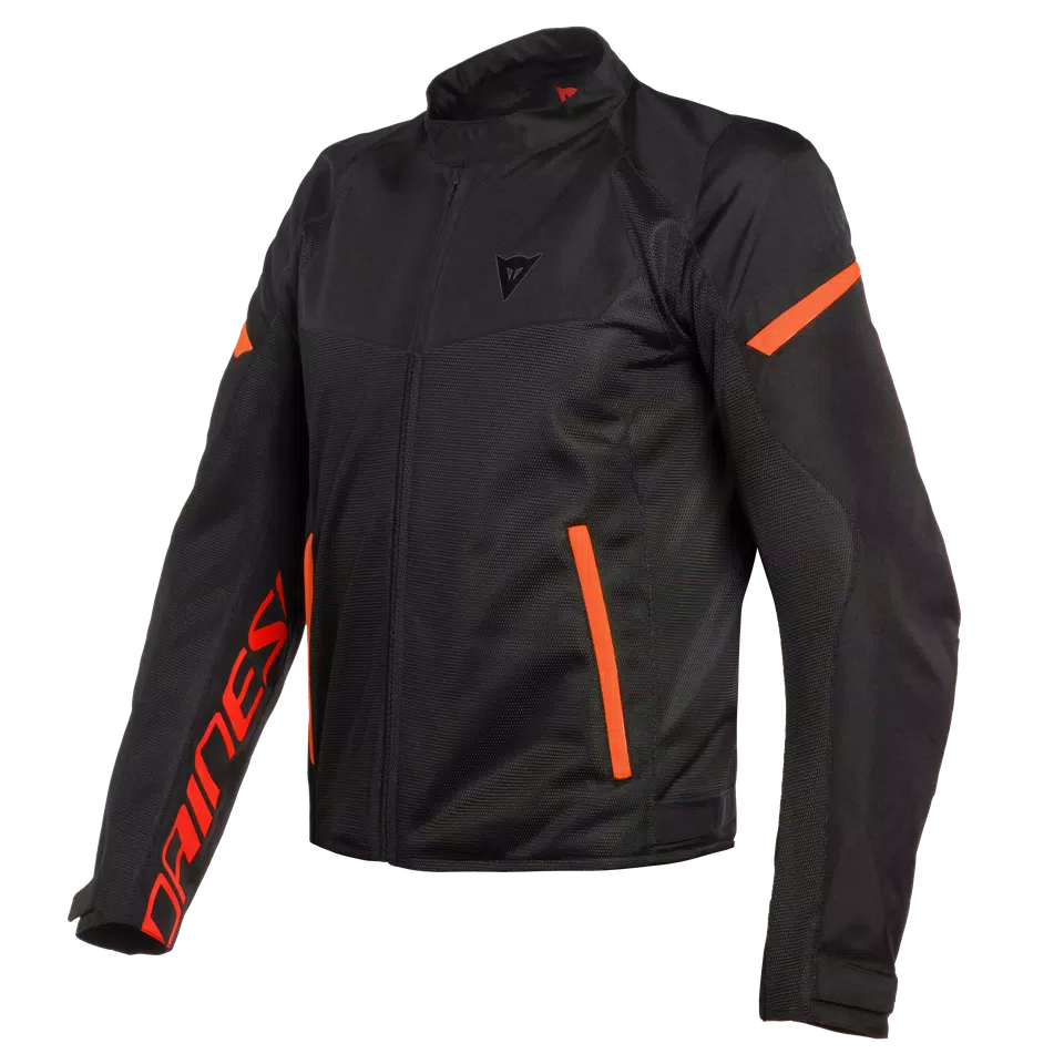 BORA AIR TEX JACKET - BLACK/FLUO-RED - 1