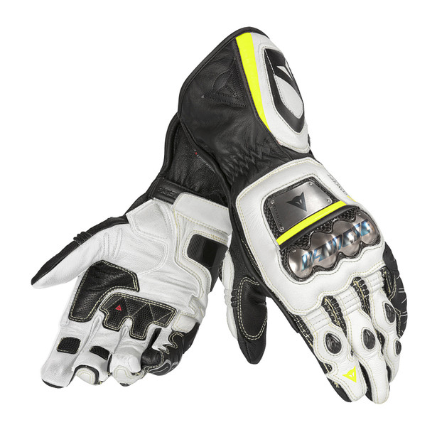 full-metal-d1-gloves-black-white-fluo-yellow image number 0