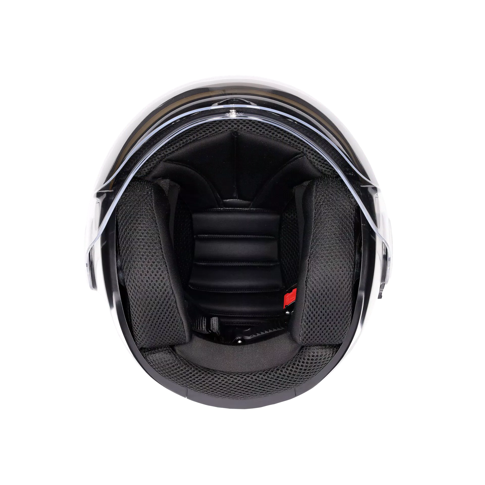 ETERES MONO MATERIA WHITE - MOTORBIKE OPEN FACE HELMET E2206