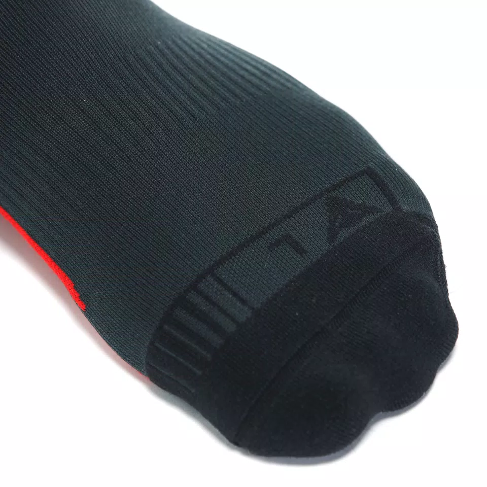 MOTORCYCLE THERMAL SOCKS - MID - BLACK/RED - 6