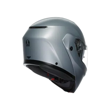 STREETMODULAR MONO MATT SILVER - MOTORBIKE FLIP UP HELMET E2206 -  - 6