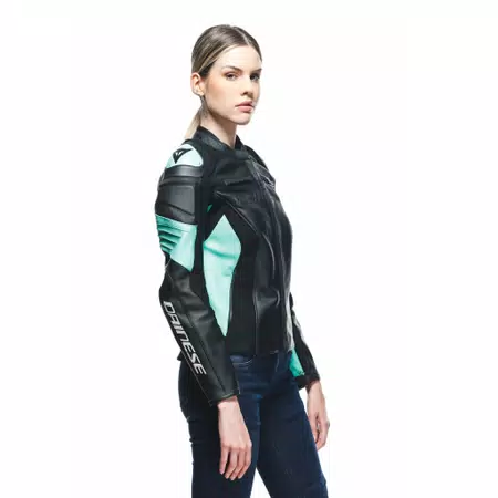 RACING 4 LADY LEATHER JACKET