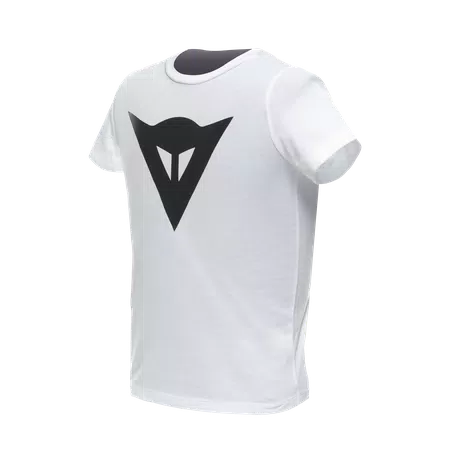 DAINESE LOGO - CHILDREN'S T-SHIRT - WHITE/BLACK - 1
