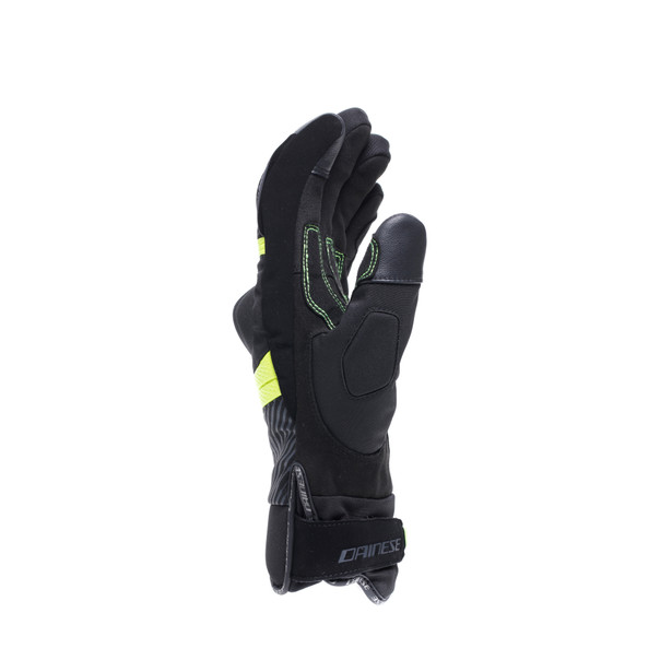 fulmine-d-dry-gloves-black-yellow-fluo-dark-grey image number 2