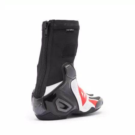 AXIAL 2 AIR - MEN'S MOTORCYCLE RACING SUMMER BOOTS - BLACK/WHITE/LAVA-RED - 3