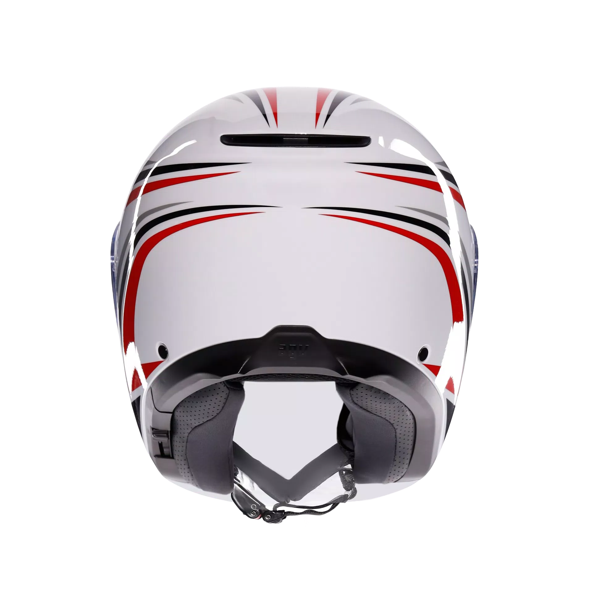IRIDES TOLOSA BLACK/GREY/RED - MOTORBIKE OPEN FACE HELMET E2206