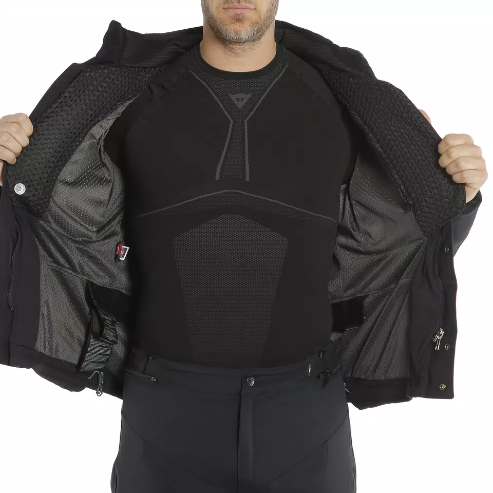 CARVE MASTER 2 D-AIR GORE-TEX JACKET - BLACK/LIGHT-GRAY/RED - 18