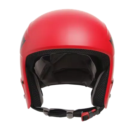KID'S SCARABEO R001 ABS SKI HELMET - FIRE-RED - 3