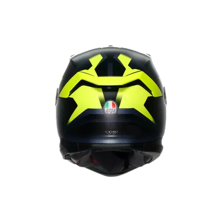 K7 AGV DOT(E2206) MPLK - GLIMPSE  MATT BLACK/YELLOW FLUO -  - 5