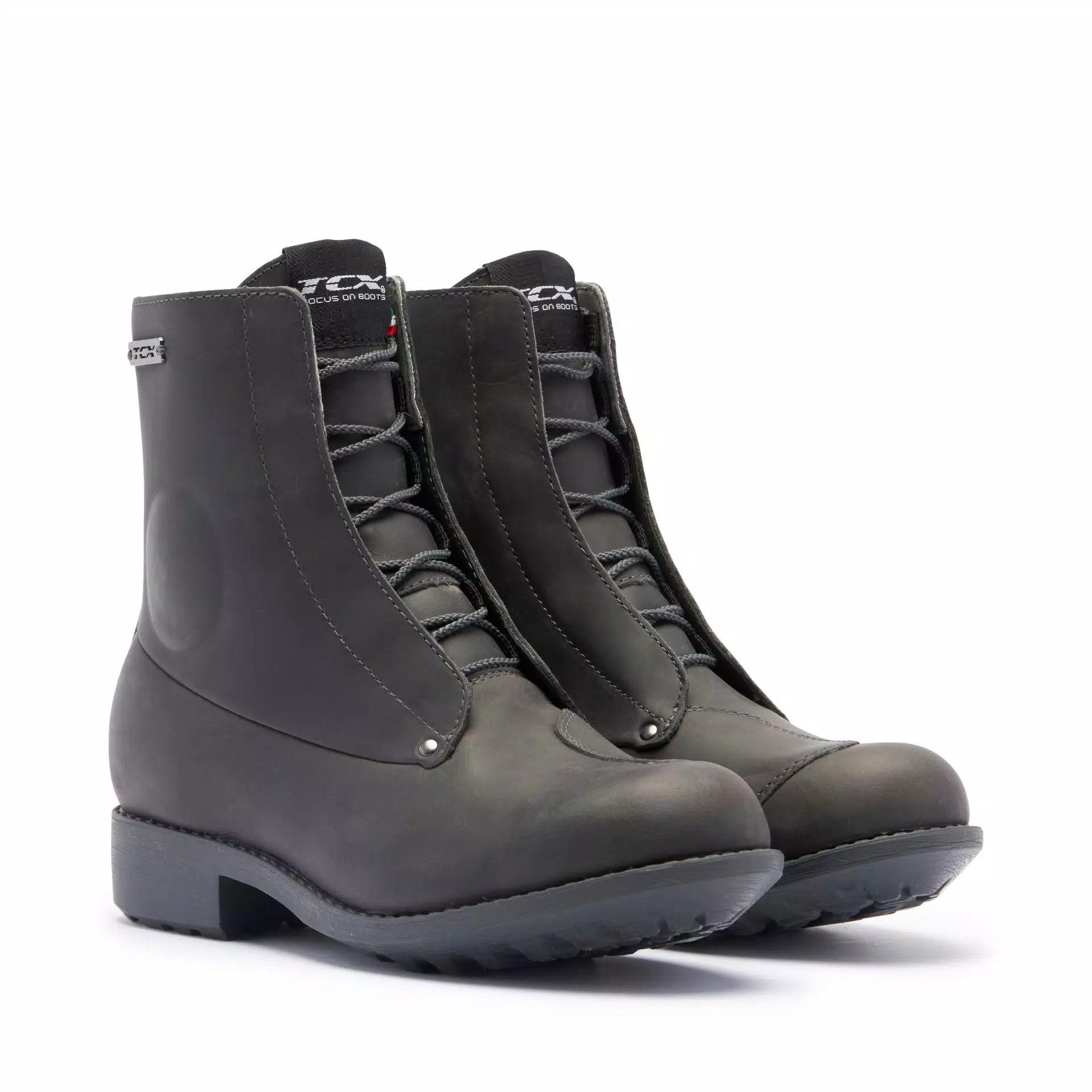 BLEND 2 WP WATERPROOF MOTORCYCLE BOOTIES WOMEN - BLACK
