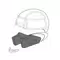 AGV CHEEK PADS K-3 (S) - -