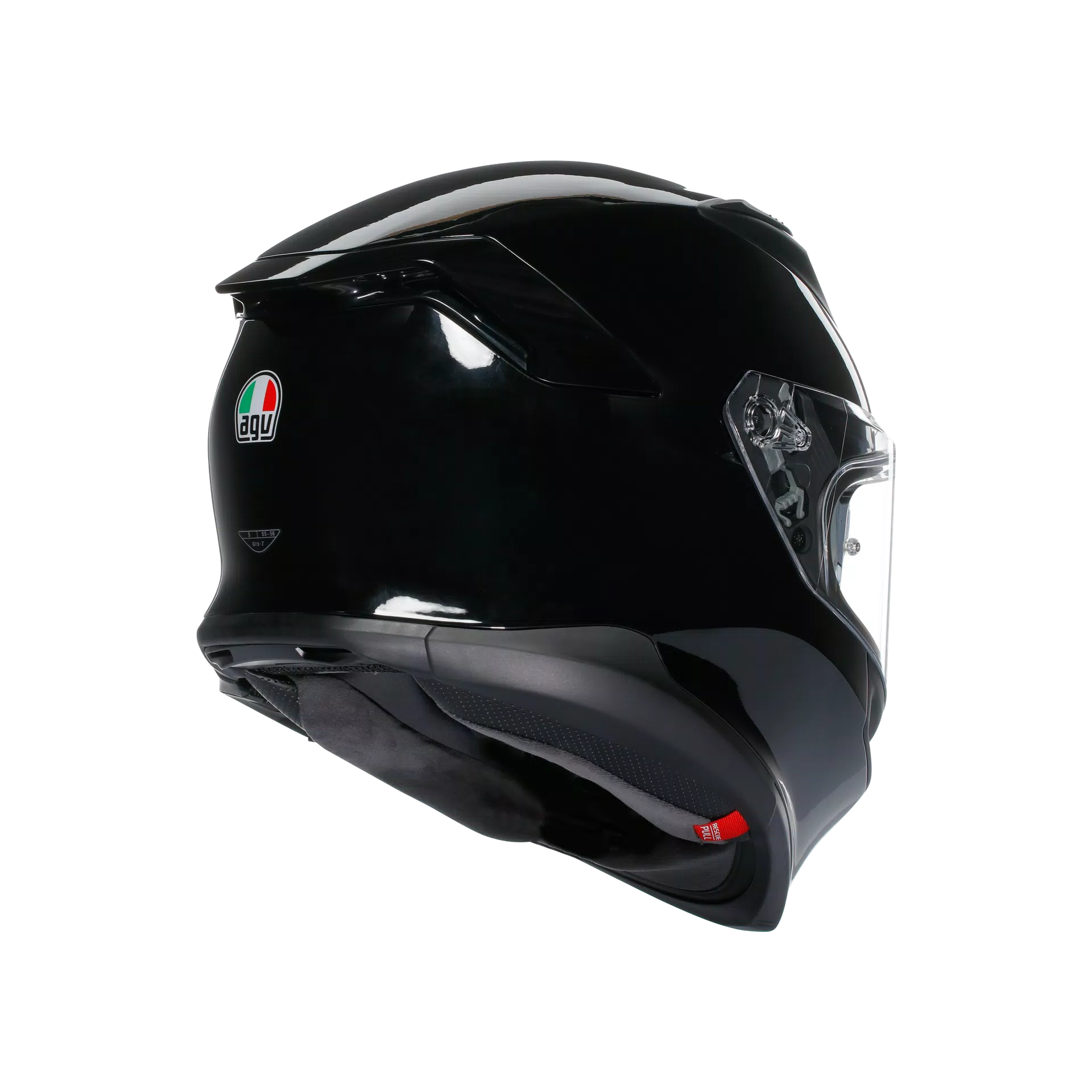 K7 MPLK MONO BLACK - MOTORBIKE FULL FACE HELMET DOT (E2206)