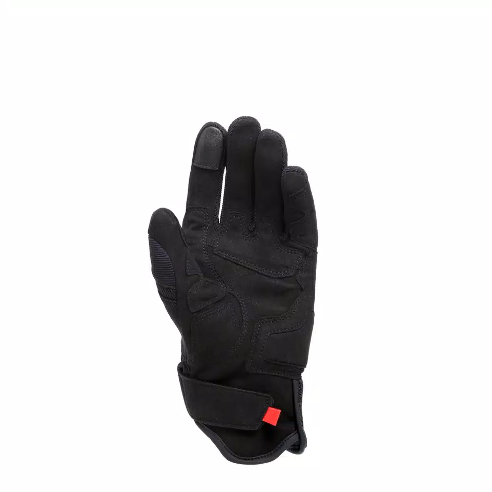 MIG 3 AIR - MEN'S MOTORCYCLE TEXTILE SUMMER GLOVES - BLACK/FLUO-RED - 3