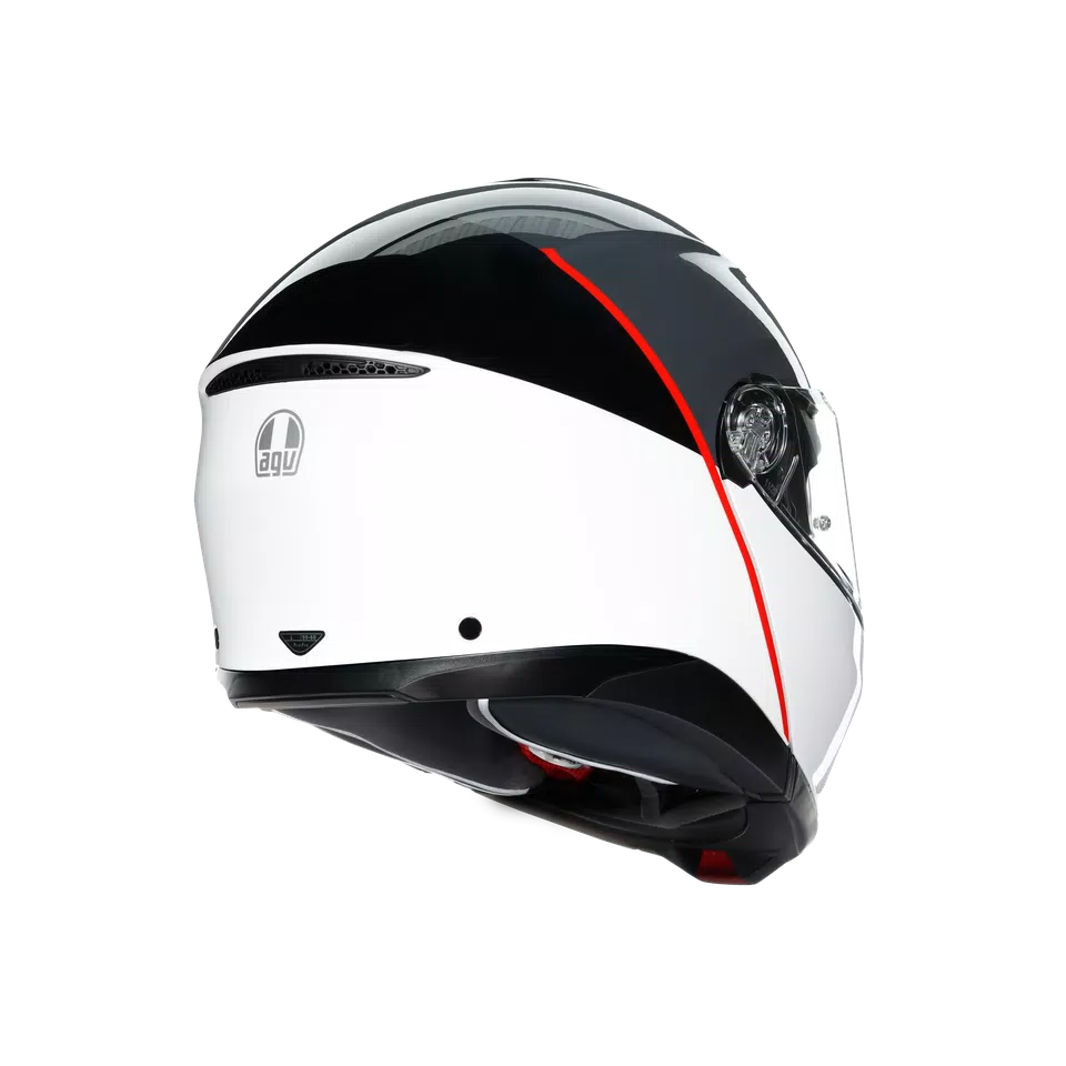 TOURMODULAR BALANCE WHITE/GREY/RED - CASCO MOTO MODULARE E2206 -  - 7