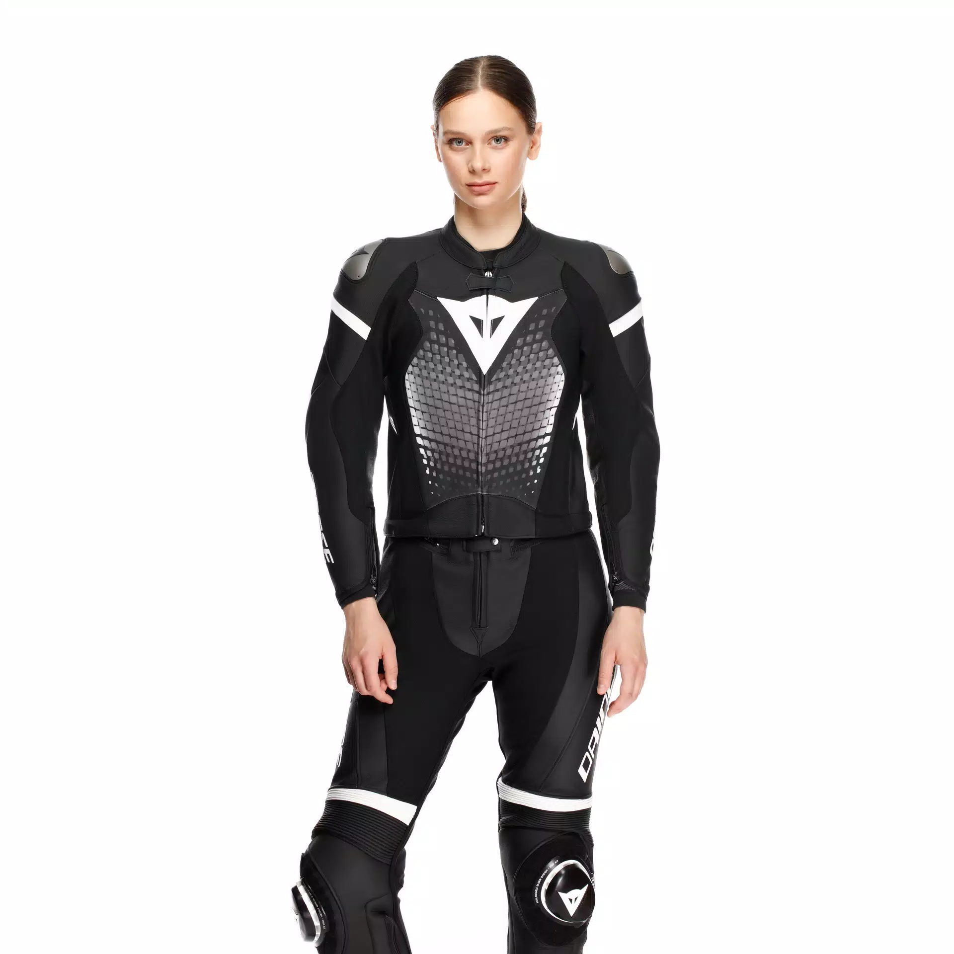 FULMINEA - ZWEITEILIGER LEDERANZUG FÜR DAMEN - GRÖSSE SHORT/TALL (S/T)