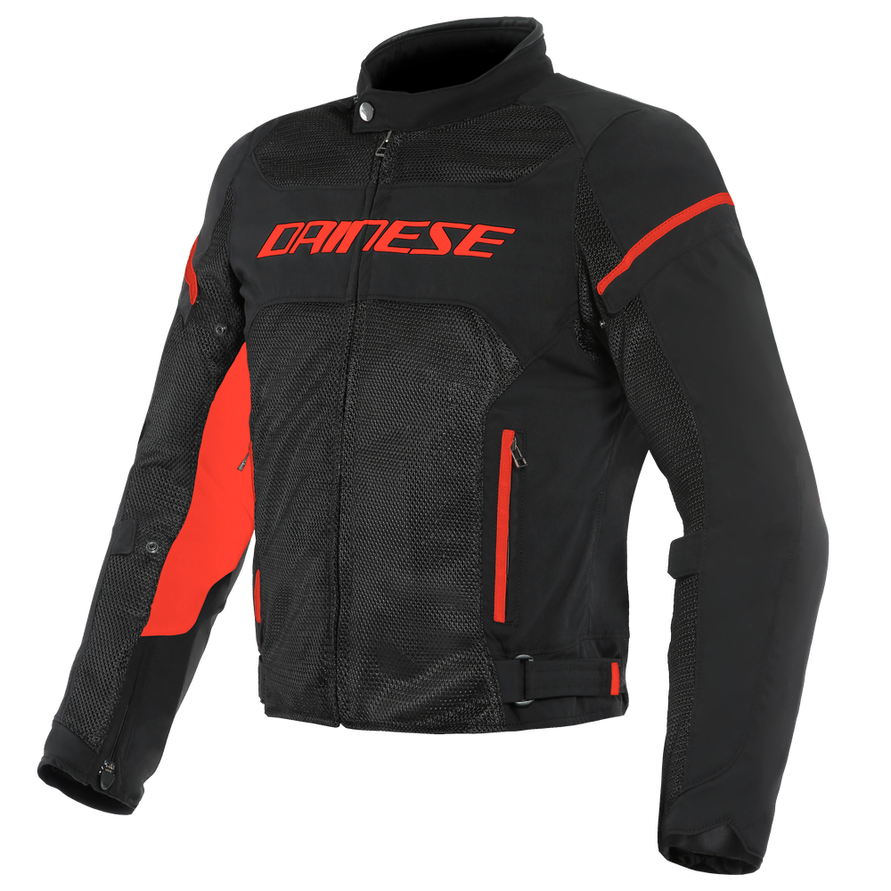 air-frame-d1-tex-jacket-black-black-red-fluo image number 0