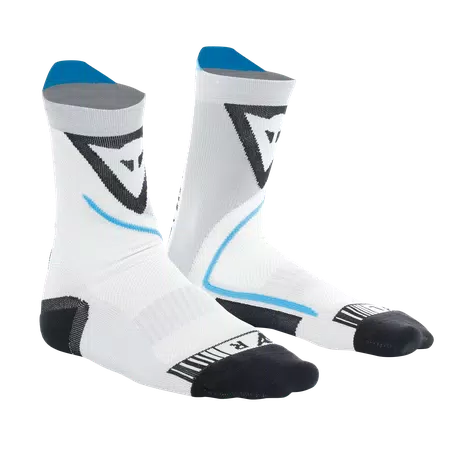 MOTORCYCLE TECHNICAL SOCKS - MID - BLACK/BLUE - 1