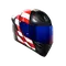 K1 S US FLAG MATT BLACK/RED/BLUE - MOTORBIKE FULL FACE HELMET DOT (E2206)