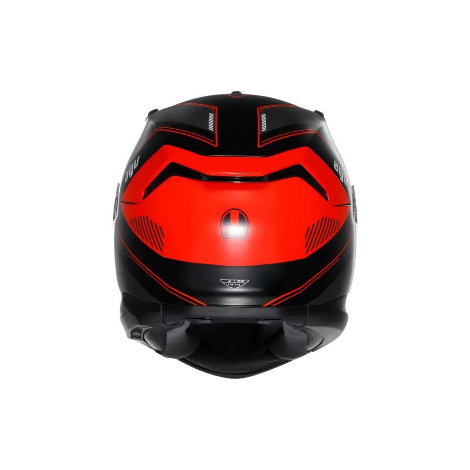 K7 MPLK KYBER MATT BLACK/RED - MOTORBIKE FULL FACE HELMET DOT (E2206) -  - 5