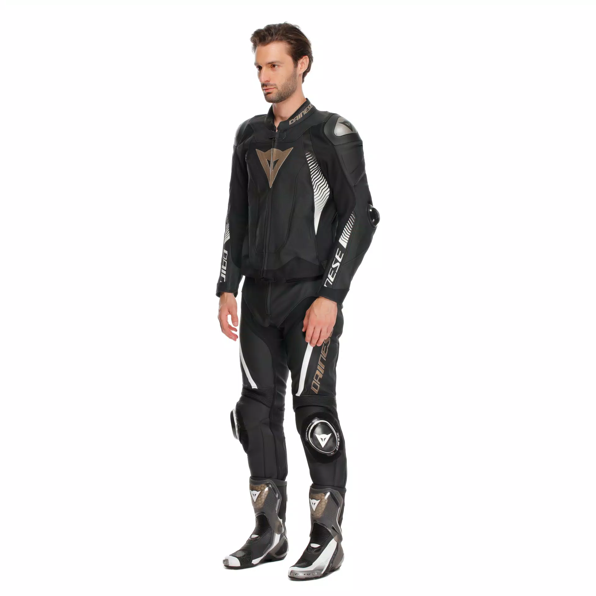 SUPER SPEED 4 - HEREN MOTORFIETS GEPERFOREERD LEREN JAS