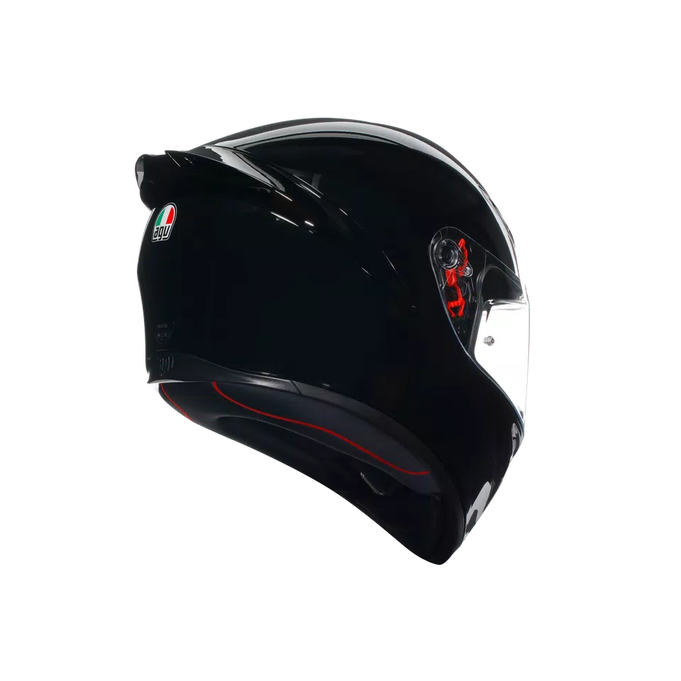 K1 S BLACK - MOTORBIKE FULL FACE HELMET DOT (E2206) -  - 6