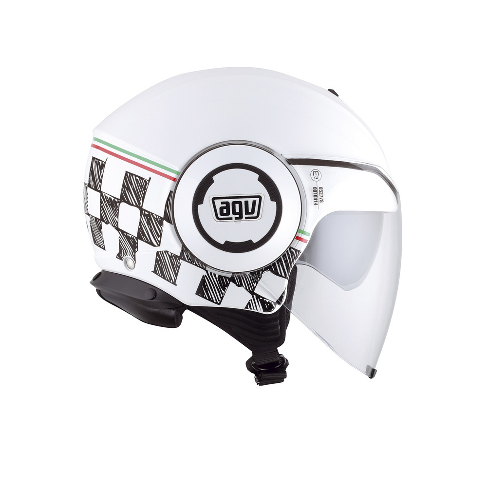 AGV motorcycle helmet Fluid E2205 Multi Garda White Italy Dainese Official Shop