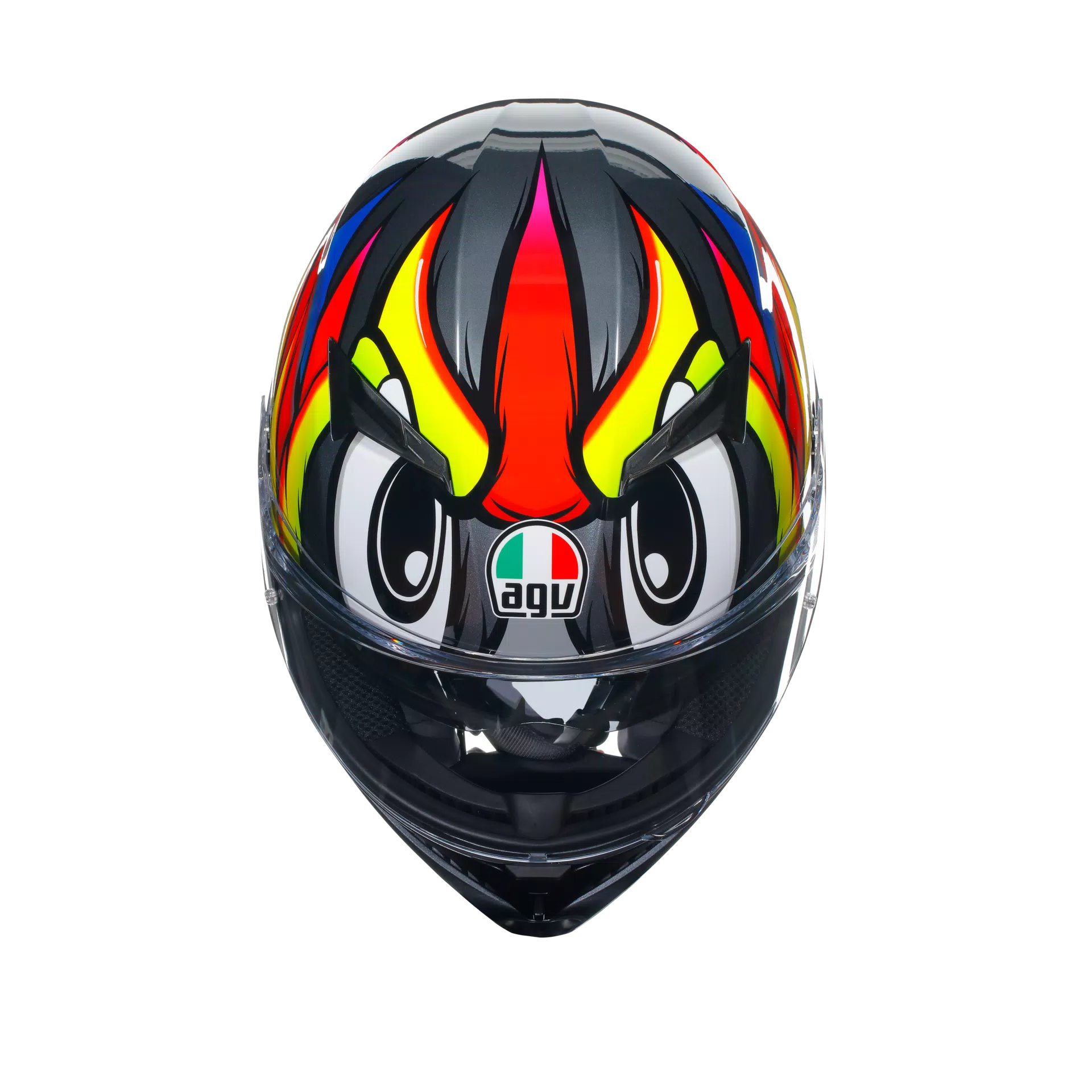 K3 BIRDY 2.0 GREY/YELLOW/RED - CASCO MOTO INTEGRALE E2206