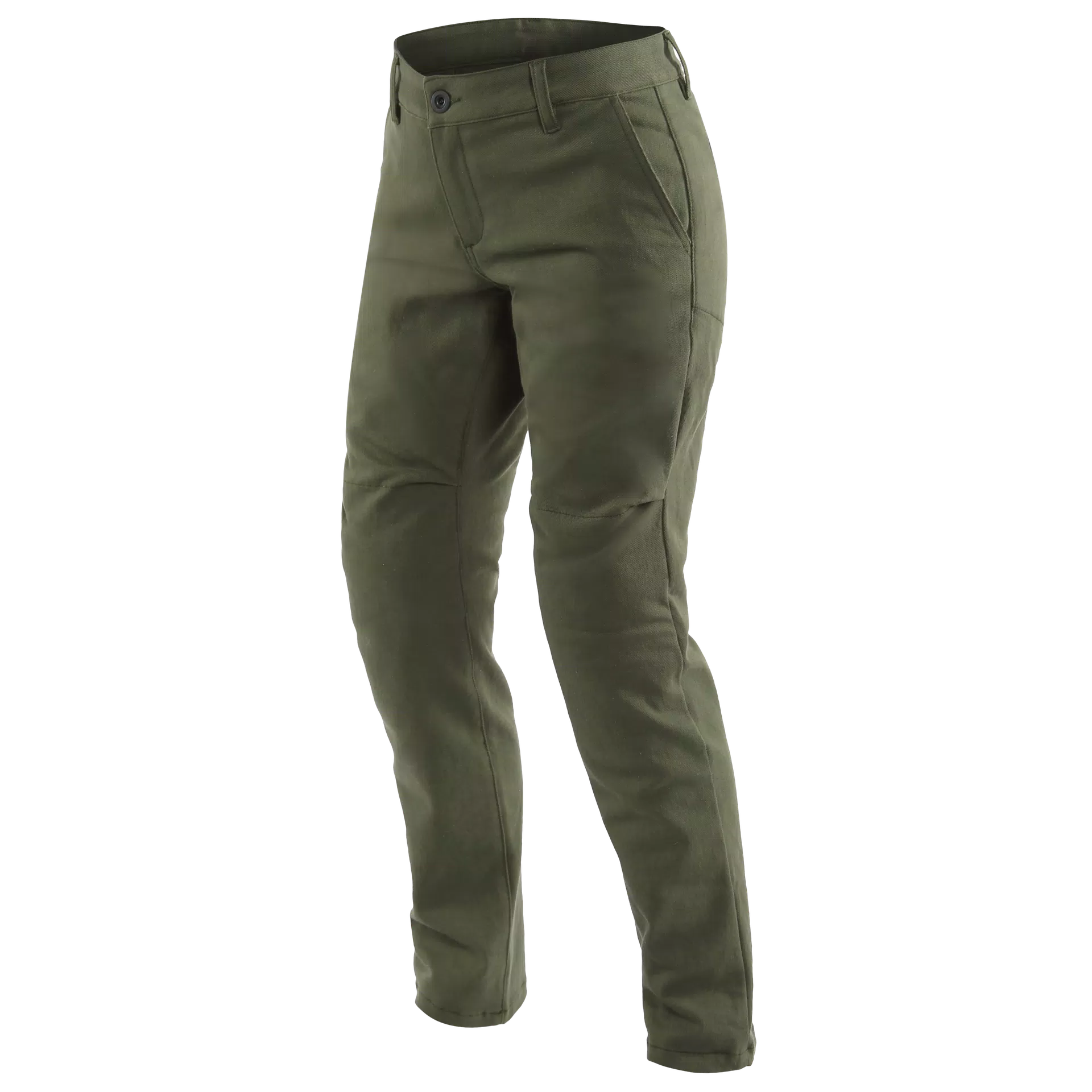 CHINOS - WOMEN'S MOTORCYCLE PANTS IN FABRIC | OLIVE | Dainese