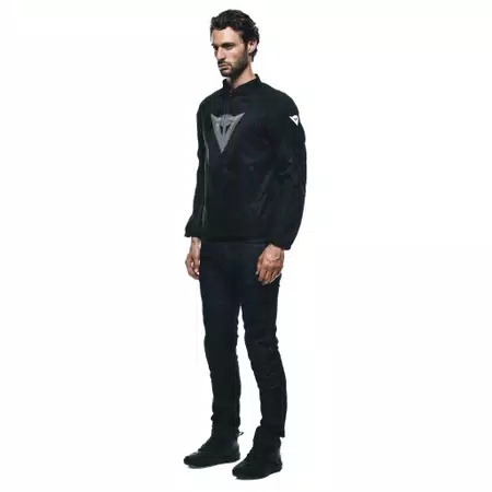 HEROSPHERE AIR TEX - MEN'S MOTORCYCLE JACKET IN FABRIC - BLACK/WHITE DIAMOND - 4