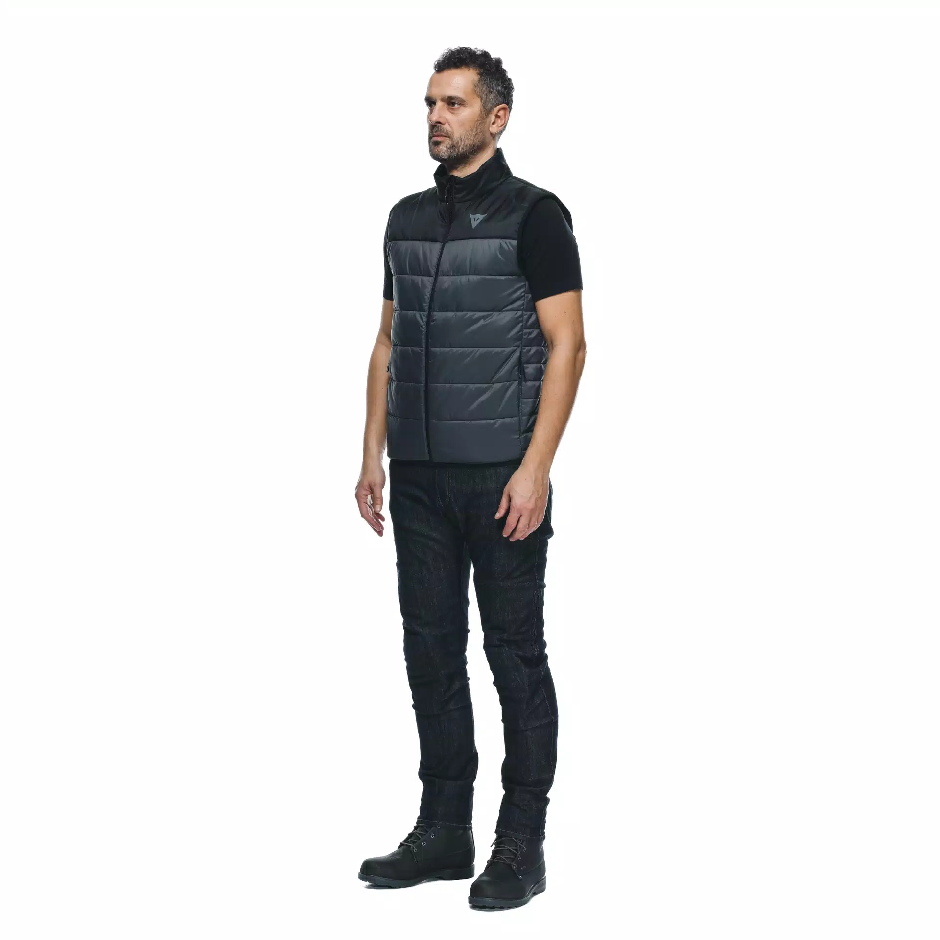 AFTER RIDE - SLEEVELESS WINDPROOF MOTORCYCLE JACKET MEN - MID LAYER WINTER
