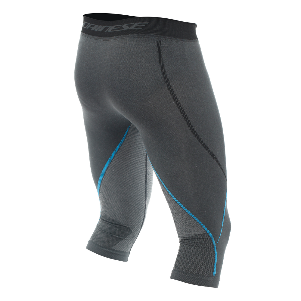 men-s-3-4-breathable-technical-ski-base-layer-pants-black-blue image number 1