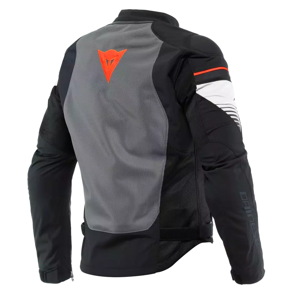 AIR FAST TEX - MEN'S SUMMER MOTORCYCLE JACKET IN FABRIC - BLACK/GRAY/WHITE - 2