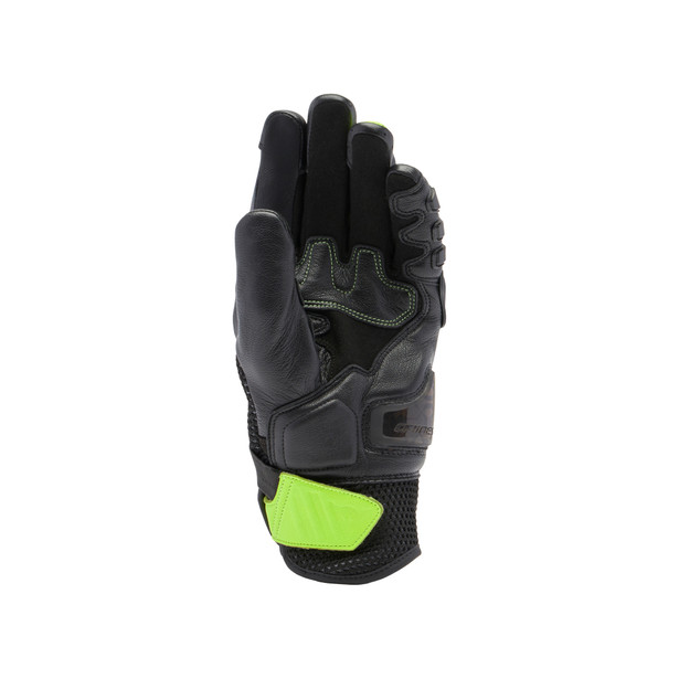 x-ride-2-ergo-tek-gloves-black-yellow-fluo image number 2