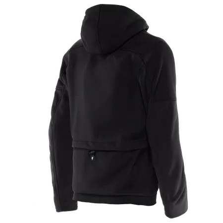 DAEMON-X - WOMEN'S MOTORCYCLE HOODIE FULL-ZIP - BLACK - 4